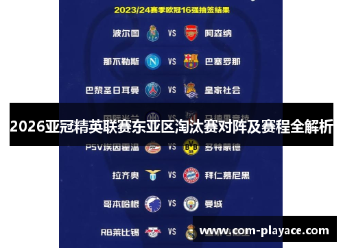 2026亚冠精英联赛东亚区淘汰赛对阵及赛程全解析